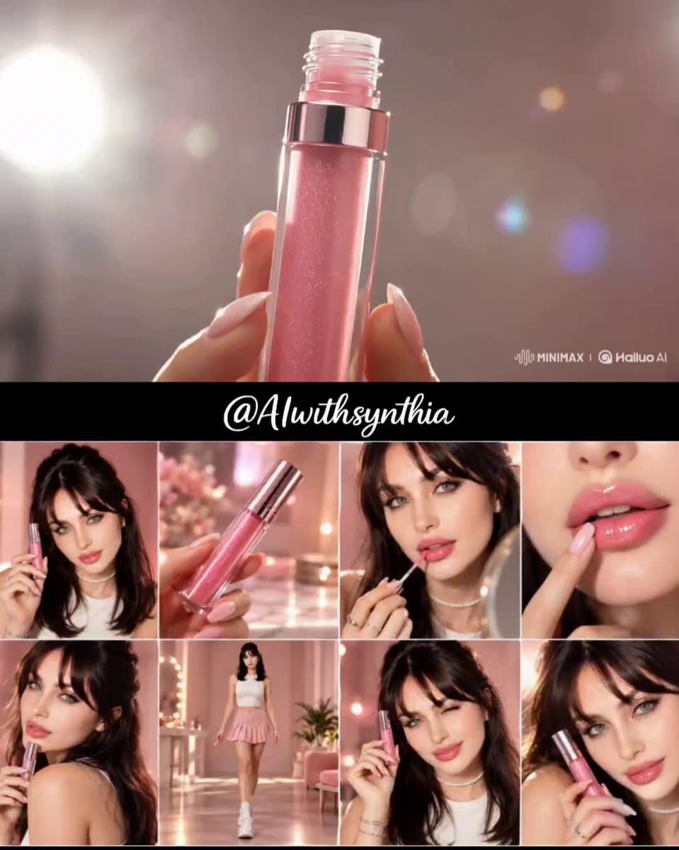 Poster frame: Lip gloss UGC ad in 7 shots with GPT Image 2 and Seedance