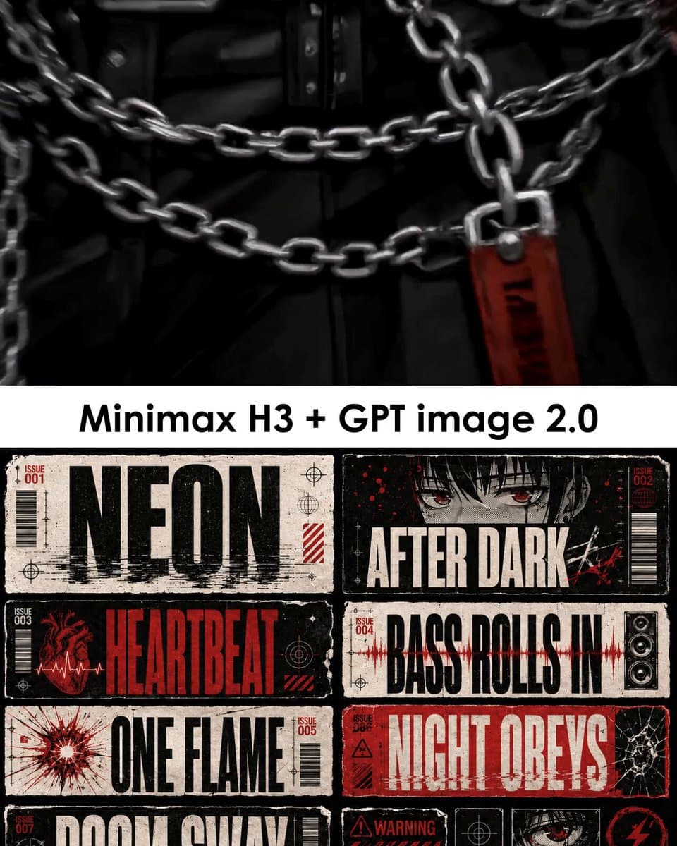 Poster frame: 15-second music video in Hailuo MiniMax H3, planned with ChatGPT
