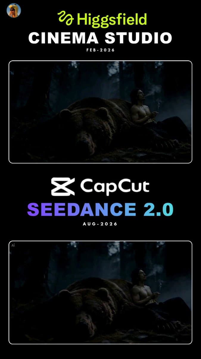 Poster frame: Multi-shot forest night scene from a still in CapCut Seedance 2.0