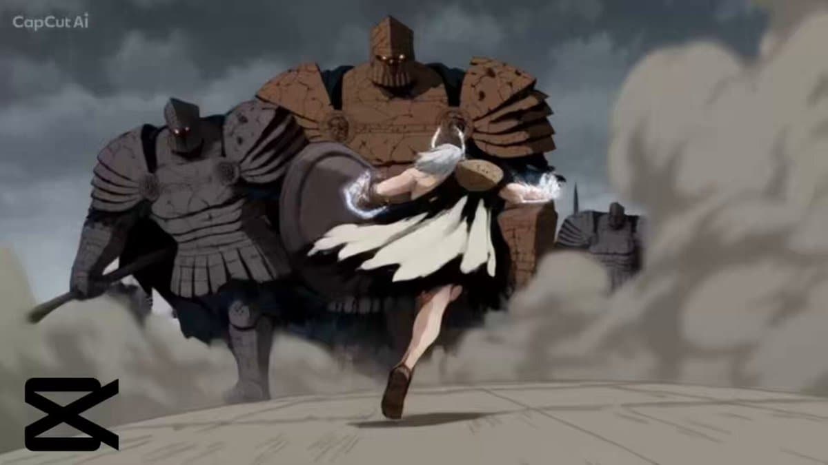 Poster frame: Mythological action: Midjourney characters, Seedance 2.5 motion