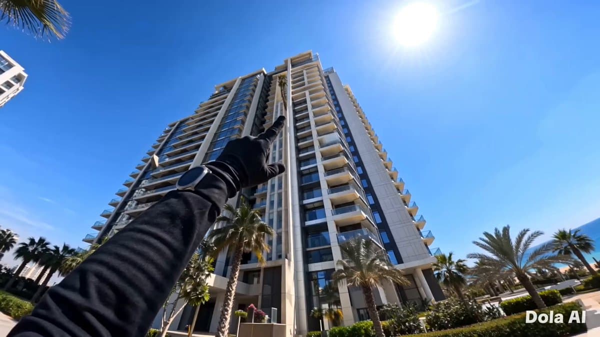 Poster frame: Realtor reel: POV walk to a seaside penthouse in Seedance 2.0