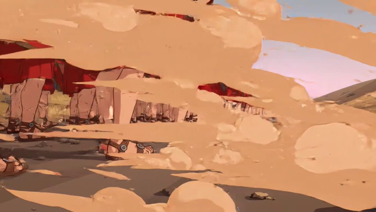 Poster frame: Documentary-style 2D cartoon clips in Google Flow with Veo 3